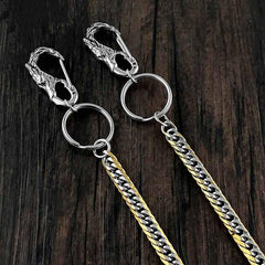 29'' SOLID STAINLESS STEEL BIKER SILVER Gold WALLET CHAIN LONG PANTS CHAIN PUNK Jeans Chain Jean ChainS FOR MEN