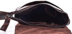 Cool Mens Leather Small Side Bag Belt Pouch Waist Pouch Holster Belt Case for Men