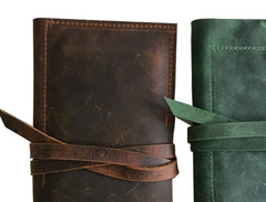 Cool Leather Mens Bifold Long Travel Wallet Leather Long Passport Wallet for Men - imessengerbags