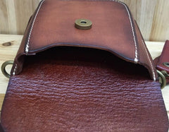 Leather Belt Pouch Mens Small Cases Waist Bag Hip Pack Belt Bag Fanny Pack Bumbag for Men