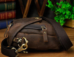 Leather Cell Phone Holster Belt Pouches for Men Waist Bag BELT BAG Shoulder Bag For Men