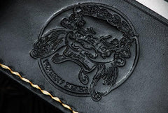 Handmade Leather Mah¨¡k¨¡la Tooled Mens billfold Wallet Cool Leather Wallet Slim Wallet for Men - imessengerbags