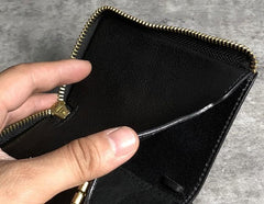 Handmade Leather Mens Cool Key Wallet Car Key Change Coin Card Holder Car Key Case for Men - imessengerbags