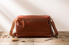 Black Brown Cool Leather Mens Shoulder Bags Messenger Bags for Men - imessengerbags