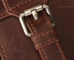 Leather Mens Cigarette Case with Belt Loop Cell Phone Holster Belt Pouch for Men