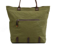 Mens Waxed Canvas Large Tote Bag Canvas Handbag Canvas Shoulder Bag for Men