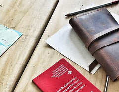 Cool Leather Mens Bifold Long Travel Wallet Leather Long Passport Wallet for Men - imessengerbags