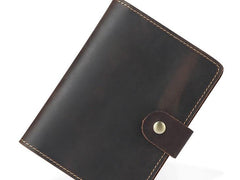 Cool Leather Mens Small Passport Wallet Slim Travel Wallets for Men - imessengerbags