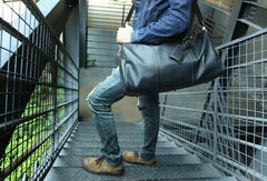 Cool Leather Mens Weekender Bags Travel Bag Shoulder Bags for Men - imessengerbags