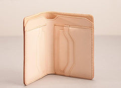 Leather Men Small Wallet Bifold Vintage Wallet for Men - imessengerbags