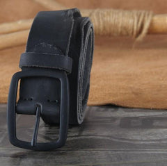 Genuine Leather Punk Rock Biker Trucker Mens Belt Men Black Coffee Belt for Men