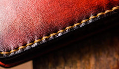 Handmade Leather Men Tooled Cool Leather Wallet Long Phone Wallets for Men - imessengerbags