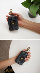 Fashion Denim Mens Keys Wallet Denim Key Holders With Belt Clip for Women