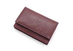 Leather Mens Card Wallet Front Pocket Wallet Small Slim Wallets Change Wallet for Men - imessengerbags