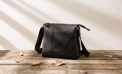 Cool Leather Black Mens Messenger Bags Vintage Shoulder Bags  for Men - imessengerbags