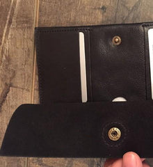 HandmadeLeather Mens Cool Long Leather Wallet Slim Travel Passport Wallet Clutch Wallet for Men - imessengerbags