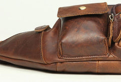 Leather Belt Bag Mens Fanny Back Waist Bag Fanny Bags For Men