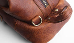 Genuine Leather Mens Cool Chest Bag Sling Bag Crossbody Bag Travel Bag Hiking Bag for men - imessengerbags