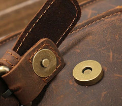 Leather Mens Sling Bag Chest Bag Cool Sling Shoulder Bag Sling Backpack for men - imessengerbags
