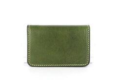 Cool Leather Mens Card Wallet Front Pocket Wallets Small Change Wallet for Men
