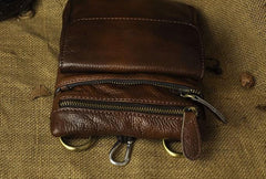 Vintage Leather Belt Pouches for Men Waist Bag BELT BAGs Shoulder Bags For Men