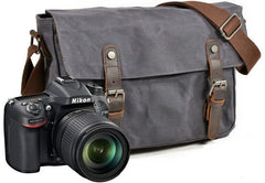 Mens Canvas Camera Messenger Bag Camera Side Bag Camera Shoulder Bag for Men