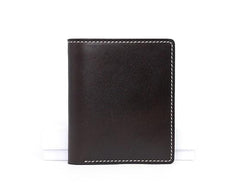 Cool Leather Mens Small Wallets Front Pocket Wallet Slim Wallet for Men - imessengerbags