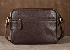 Handmade Leather Mens Cool Shoulder Bag Messenger Bag Chest Bag Bike Bag Cycling Bag for men - imessengerbags