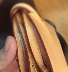 Handmade Leather Mens Cool billfold Leather Wallet Men Slim Wallet Bifold for Men - imessengerbags