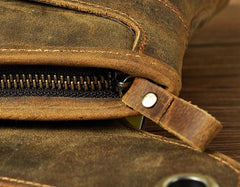Cool Biker Leather Drop Leg Bag Mens Belt Pouch Waist Bag Shoulder Bag for Men - imessengerbags