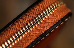 Handmade Leather Tibetan Mens billfold Wallet Cool Chain Wallet Biker Wallet for Men - imessengerbags