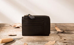 Leather Mens Slim Card Holder Front Pocket Wallets Card Wallets for Men - imessengerbags