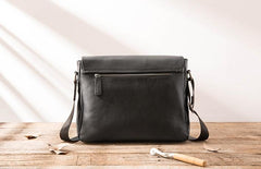 Cool Leather Mens Small Messenger Bags Shoulder Bags for Men