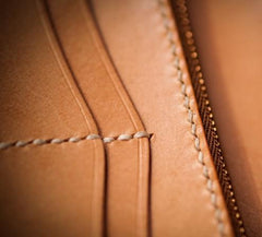 Handmade Leather Mens Chain Biker Wallet Cool Leather Wallet With Chain Wallets for Men