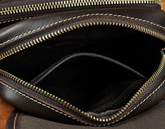 Cool Mens Leather Side Bag Belt Pouch Holster Belt Case Waist Pouch for Men