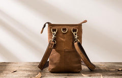 Cool Leather Belt Pouches Mens Waist Bag Shoulder Bag for Men - imessengerbags
