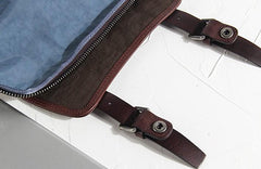 Genuine Leather Mens Cool Backpack Sling Bag Large Black Travel Bag Hiking Bag for men - imessengerbags