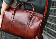 Vintage Leather Cool Mens Handbag Shoulder Bag Travel Bag for men - imessengerbags