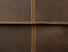 Mens Leather Small COURIER BAG Side Bag Waist Pouch Holster Belt Case Belt Pouch for Men