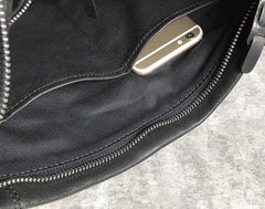 Genuine Leather Braided Mens Clutch Cool Slim Wallet Zipper Clutch Wristlet Wallet for Men