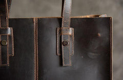 Handmade Leather Mens Cool Messenger Bag Tote Bag Handbag Shoulder Bag for men