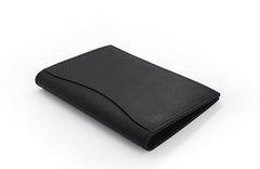 Leather Mens Front Pocket Wallet Small Card Wallet Change Wallets for Men - imessengerbags