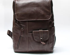 Leather Mens Backpacks Cool Travel Backpacks Laptop Backpack for men - imessengerbags