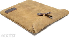 Cool Waxed Canvas Mens iPad Case iPad Air Case 10 inch for Men