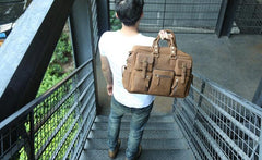 Cool Leather Mens Large Travel Bag Handbags Shoulder Bags for men - imessengerbags