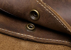 Vintage Leather Mens Cool Backpack Large Travel Bag Hiking Bag for men