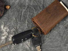 Cool Small Leather Mens Keys Wallet Car Keys Holder Car Key Case for Men - imessengerbags