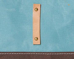 Slim Canvas Leather Mens Clutch Bag Zipper Wristlet Bag Purse for Men Women