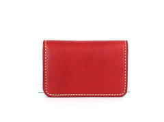 Cool Leather Mens Card Wallet Front Pocket Wallets Small Change Wallet for Men