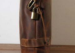 Handmade Leather Mens Cool Business Bag Briefcase Work Bag Laptop Bag for men - imessengerbags